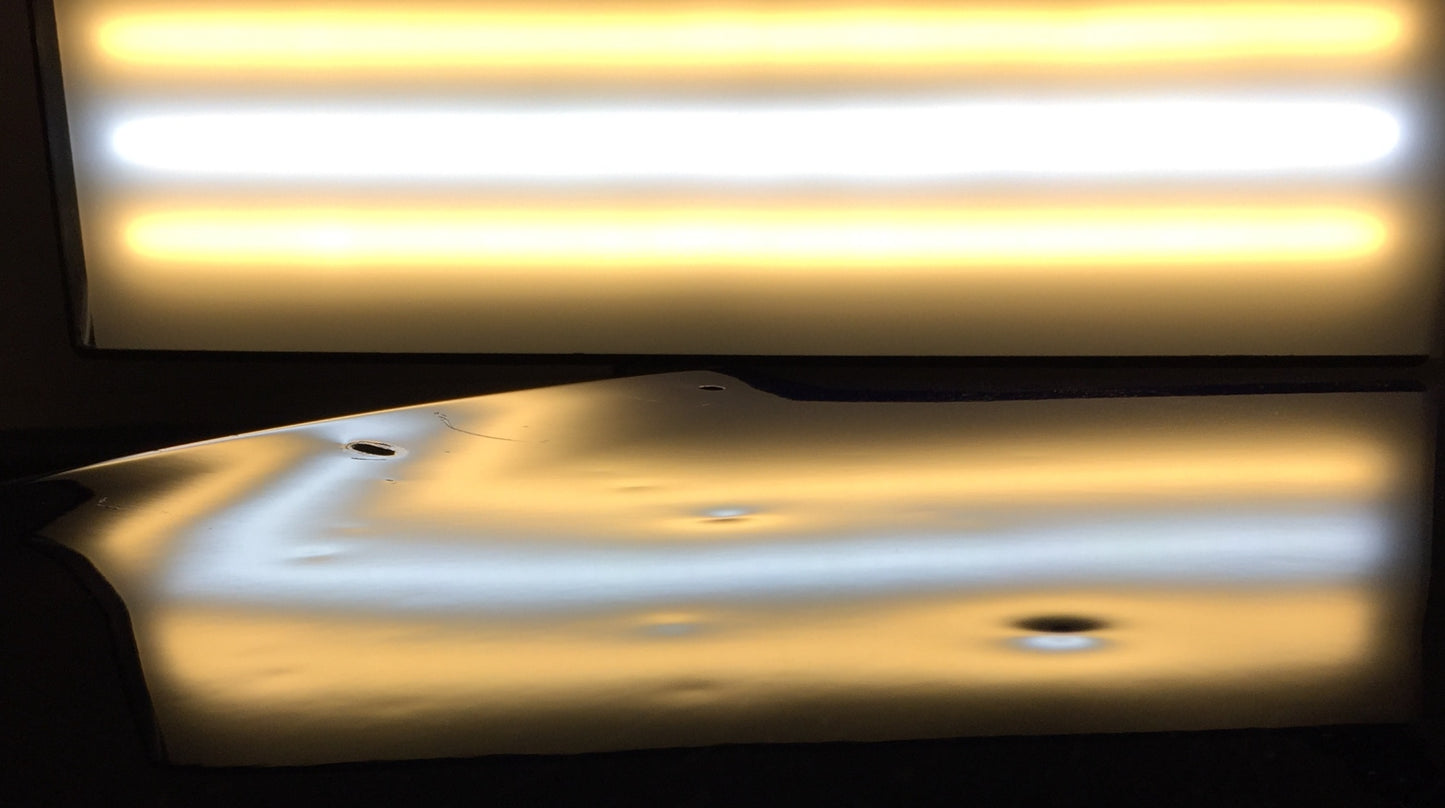 18 inch CWC Stuckey Cordless PDR LED Light. Battery and Charger Included. 3 LED strip configuration (Cool, Warm, Cool)