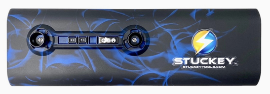 18 inch Hydro Dip Stuckey Cordless PDR LED Light Blue Phantom Flame. Battery and Charger Included.