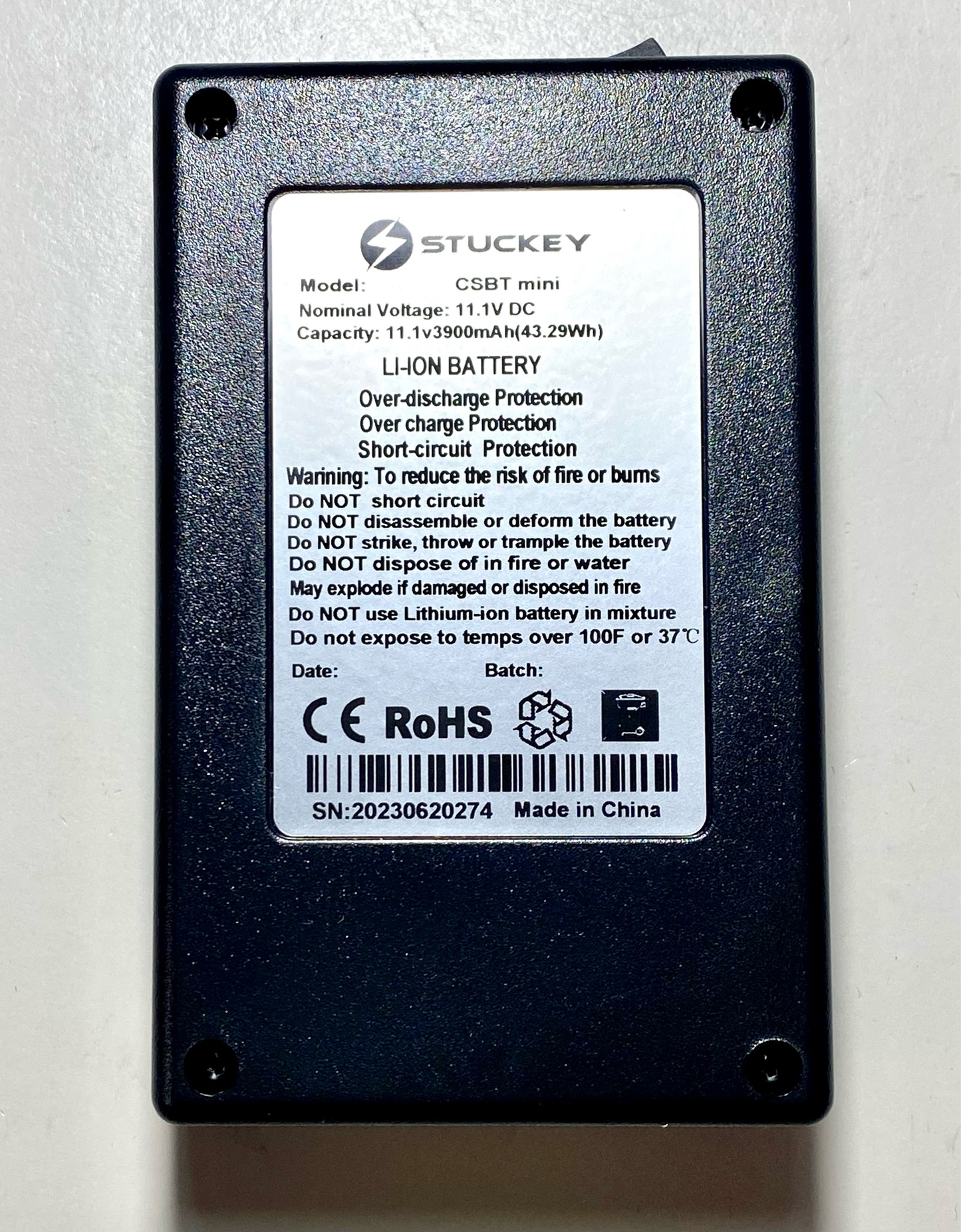 NO CHARGER, Mini Battery ONLY